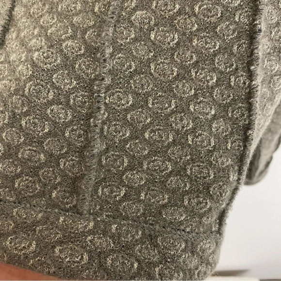 Transit Par Such Reversible Sweater Jacket Cardigan Womens Size Small Gray Beige - Picture 5 of 13